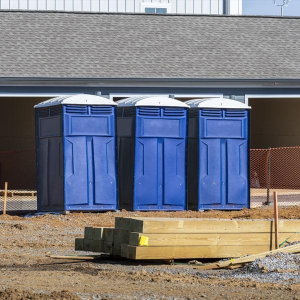 Heavy-duty construction site porta potty in Lima, Ohio